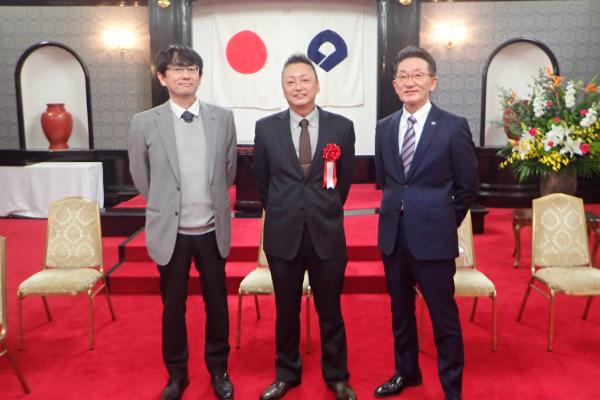 国土交通大臣　顕彰状（建設マスター）を弊社社員が授与しました。